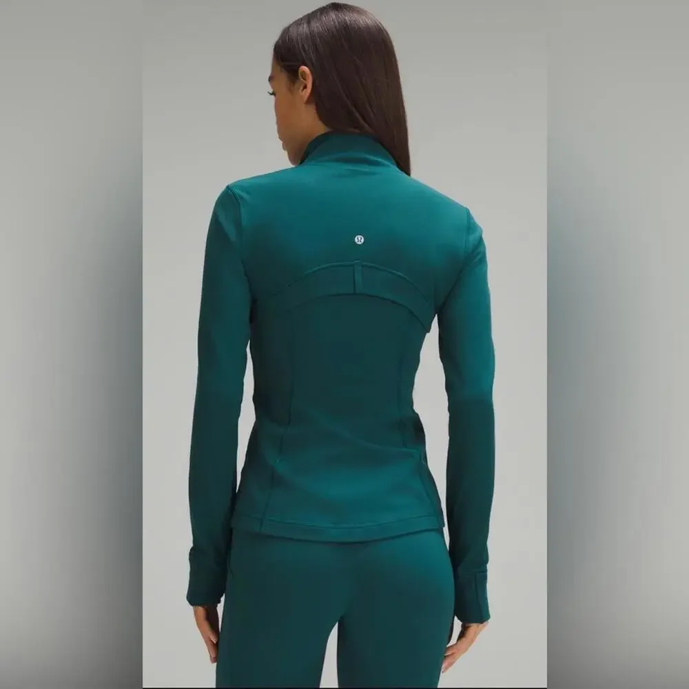 Lululemon Cropped Define Jacket *Nulu in Storm Teal Size 2